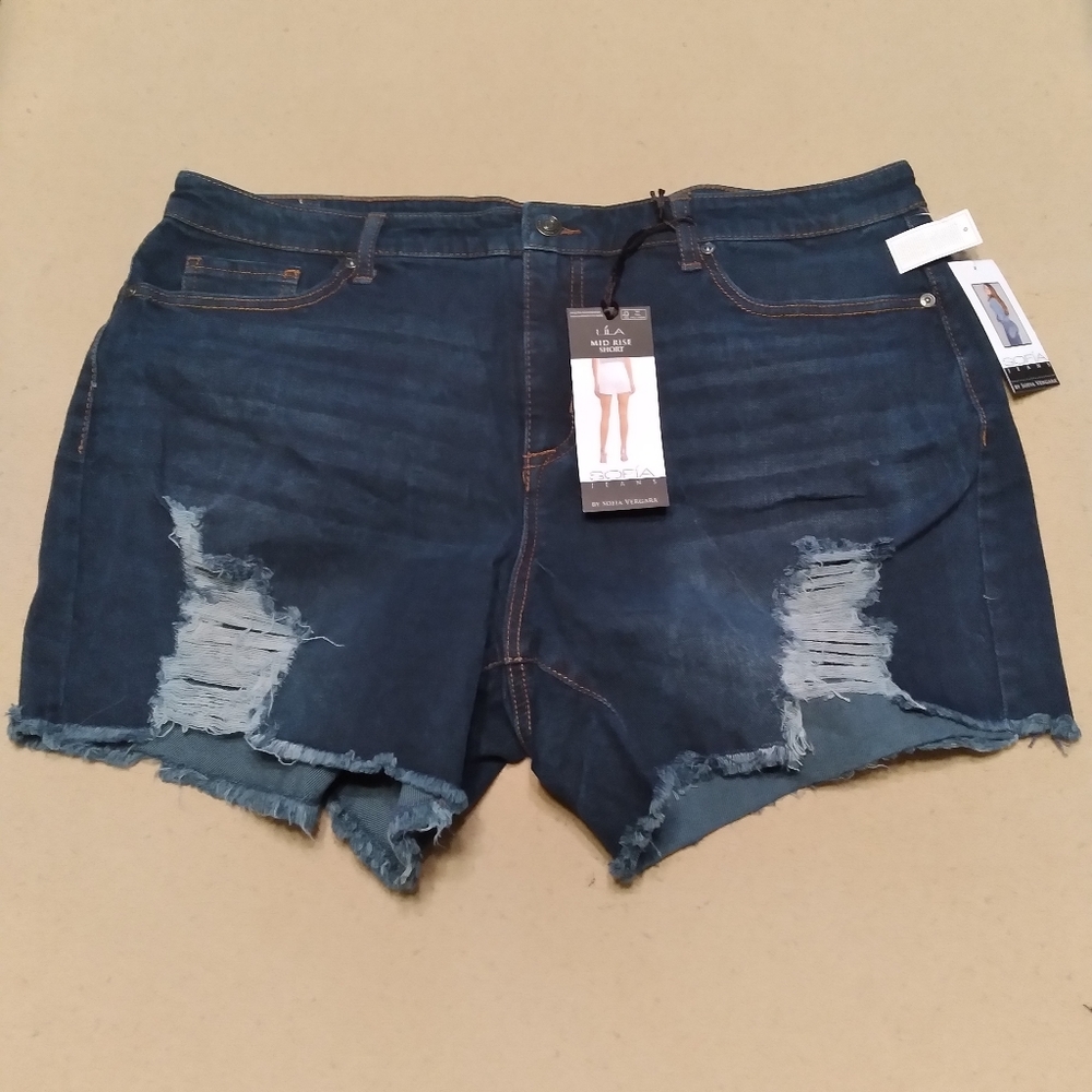 Denim shorts
